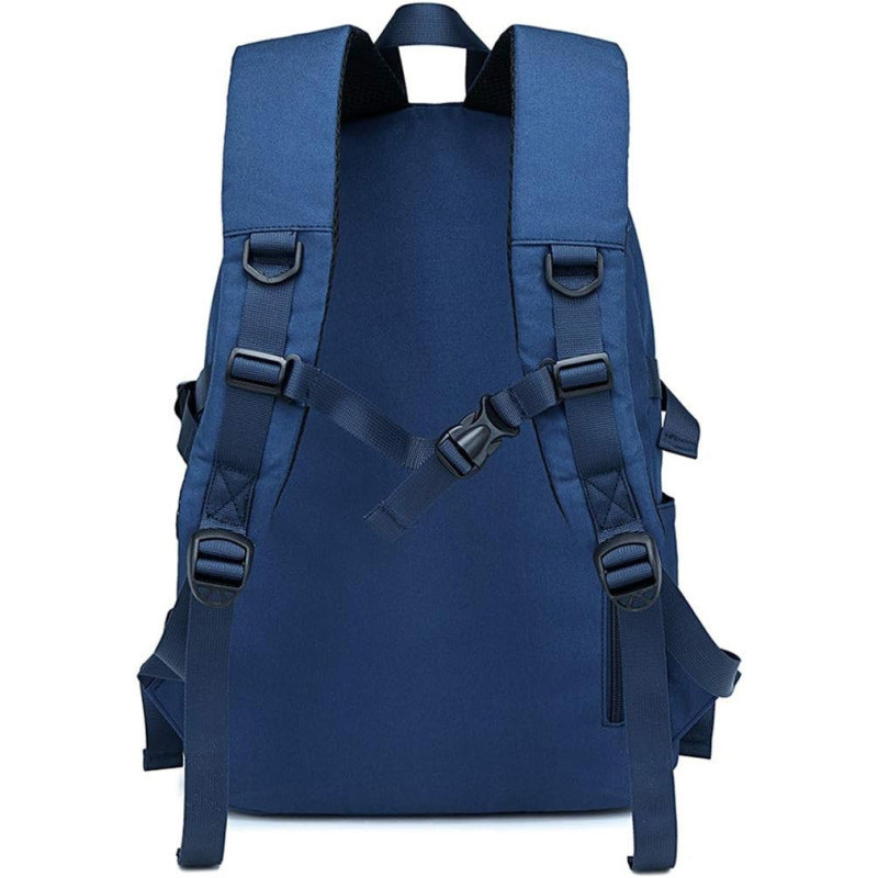 Czarny Miejski Plecak Szkolny na Laptopa