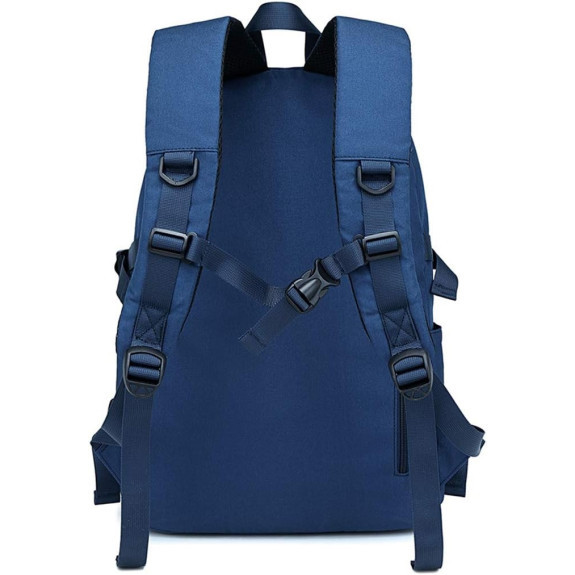 Granatowy Miejski Plecak Szkolny na Laptopa