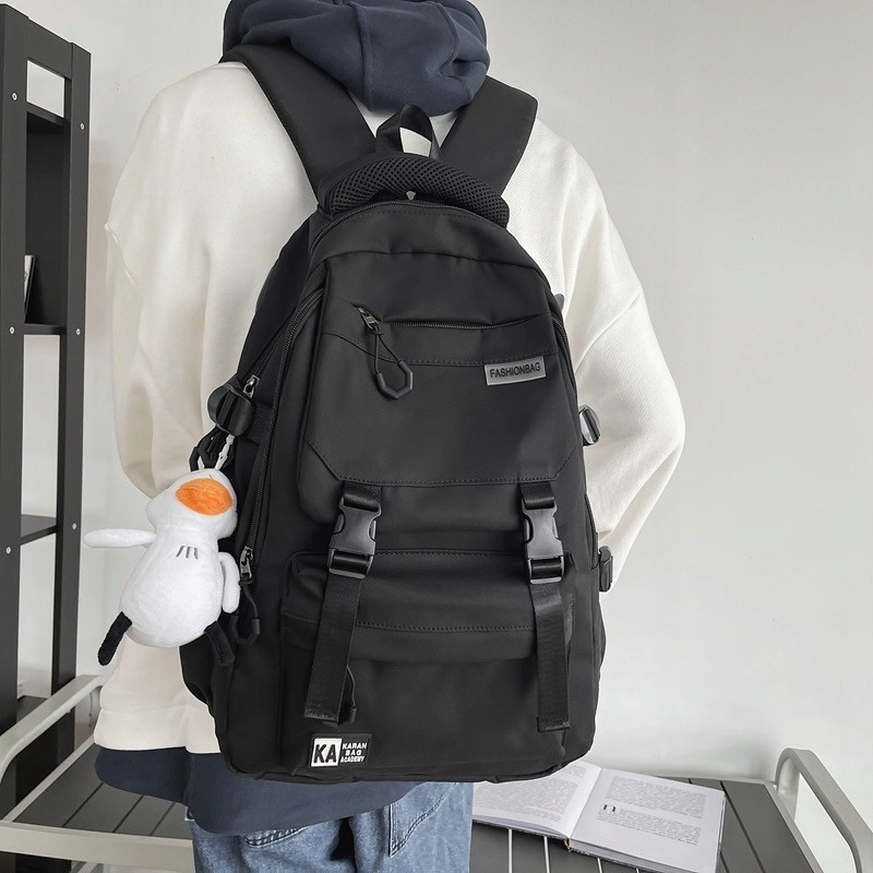 Młodzieżowy Czarny Plecak Miejski