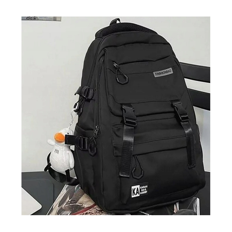 Młodzieżowy Czarny Plecak Miejski