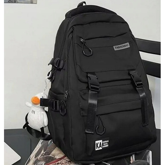 Młodzieżowy Czarny Plecak Miejski