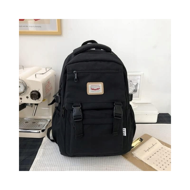 Plecak Szkolny Młodzieżowy Miejski Czarny (D014)