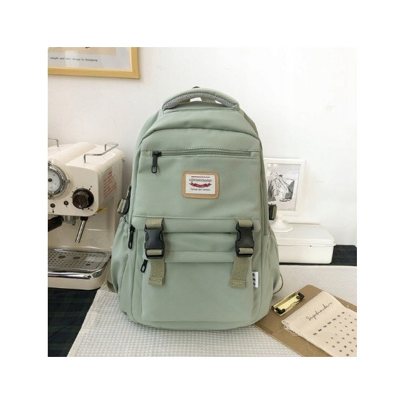 Plecak Szkolny Młodzieżowy Miejski Zielony (D014)