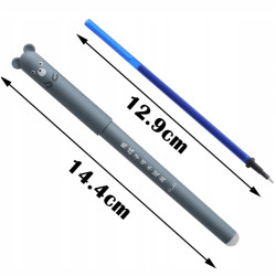 Zestaw zmywalnych długopisów 4szt 0,7mm (C033)