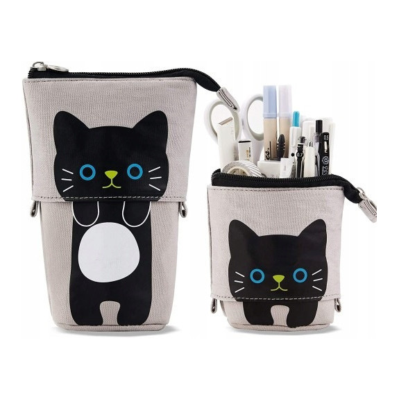 Szary Piórnik Teleskopowy z Kotkiem