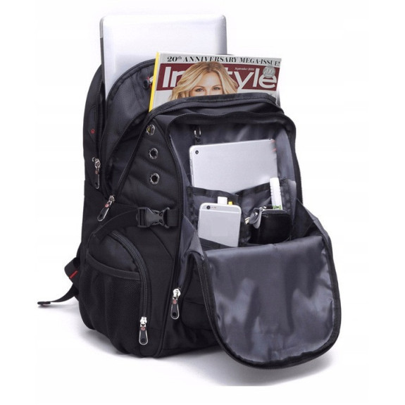 POJEMNY PLECAK NA LAPTOPA 17 CALI Z USB