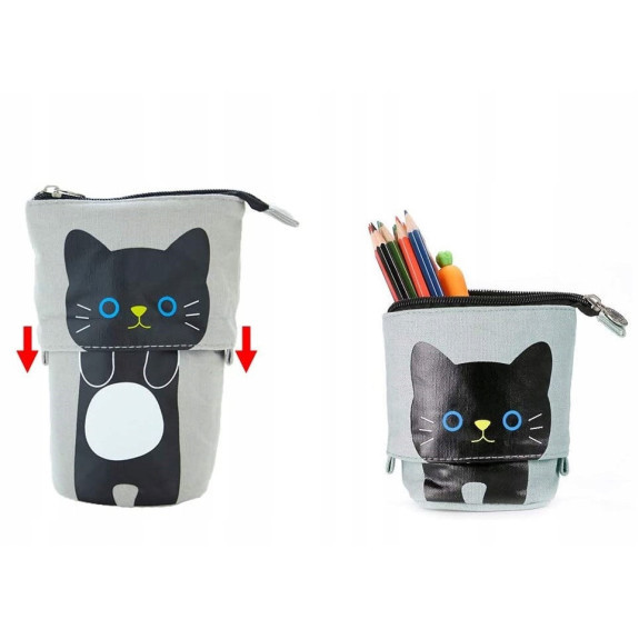 Szary Piórnik Teleskopowy z Kotkiem