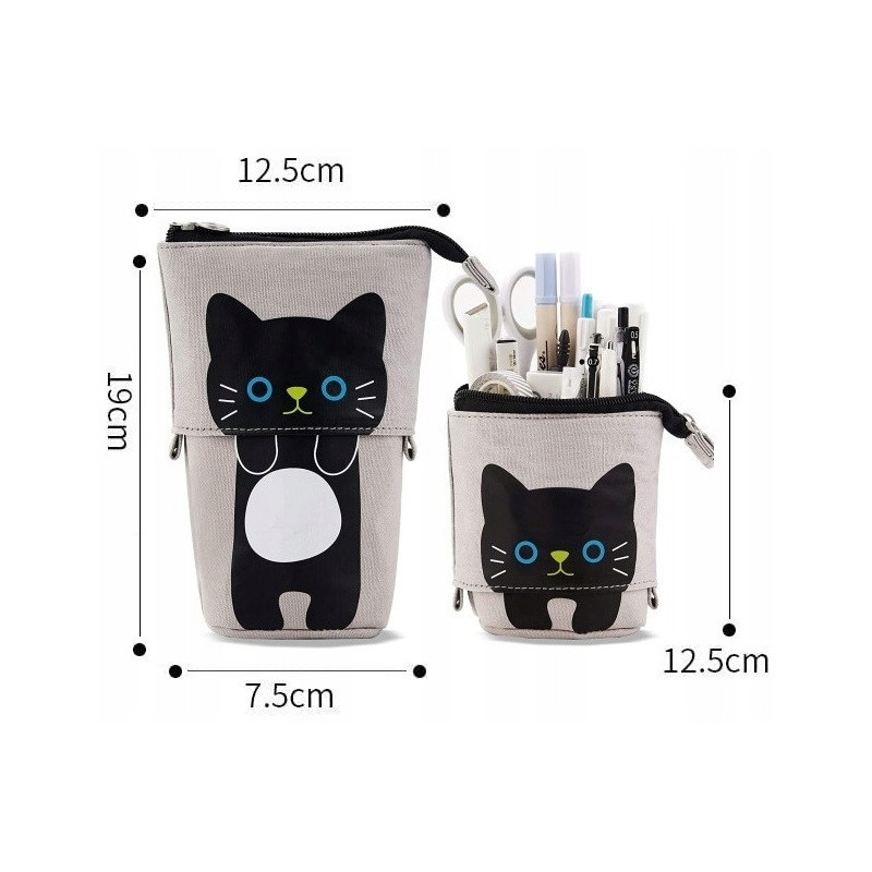 Szary Piórnik Teleskopowy z Kotkiem