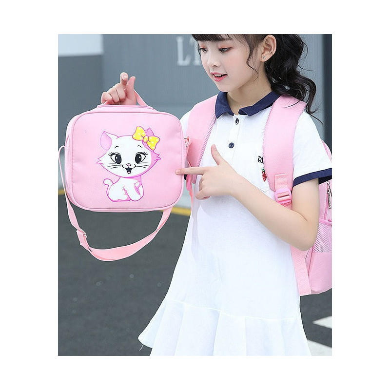 Różowy Plecak Szkolny Zestaw 3w1 - Plecakownia.pl🎒