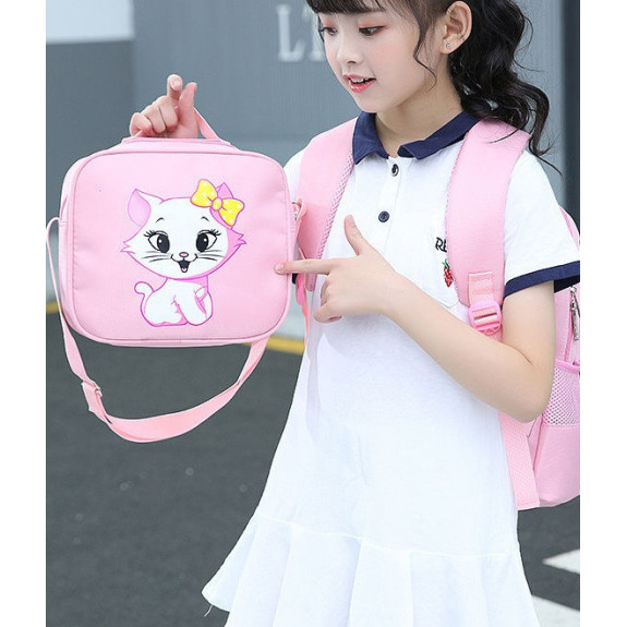 Różowy Plecak Szkolny Zestaw 3w1 - Plecakownia.pl🎒