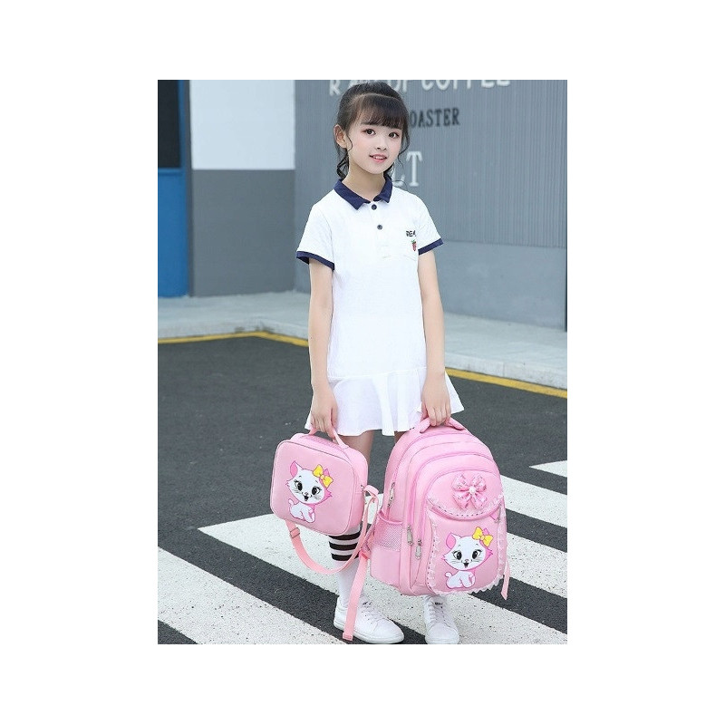 Różowy Plecak Szkolny Zestaw 3w1 - Plecakownia.pl🎒