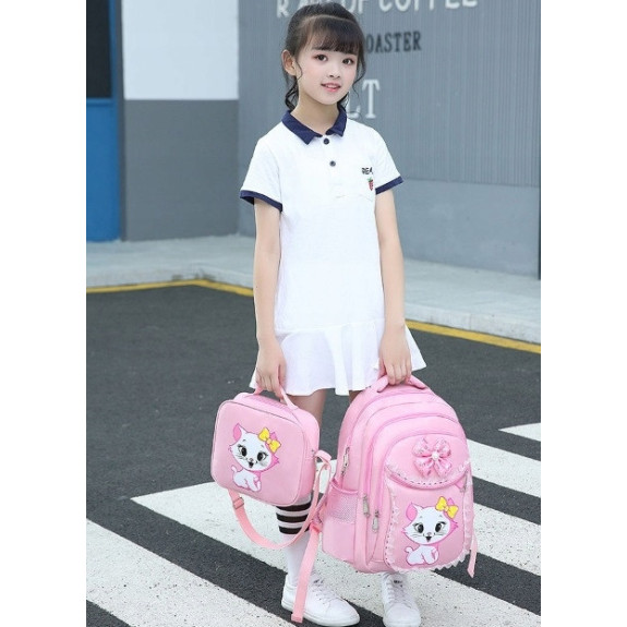 Różowy Plecak Szkolny Zestaw 3w1 - Plecakownia.pl🎒