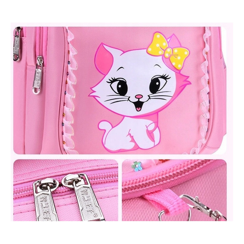 Różowy Plecak Szkolny Zestaw 3w1 - Plecakownia.pl🎒