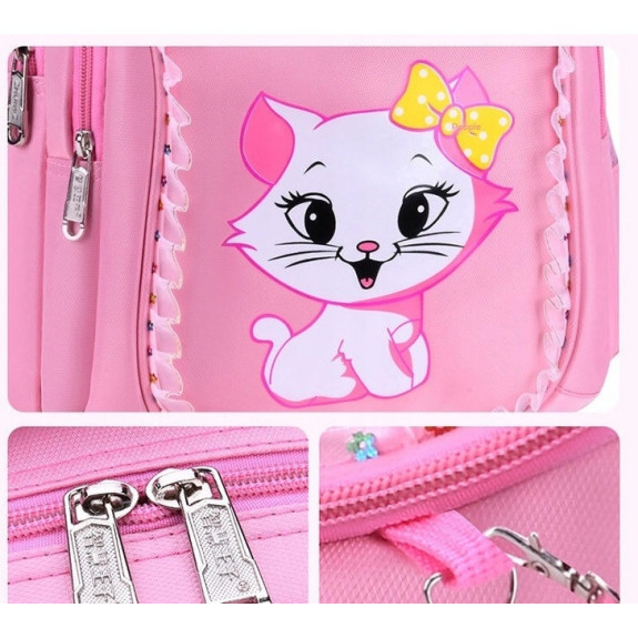 Różowy Plecak Szkolny Zestaw 3w1 - Plecakownia.pl🎒