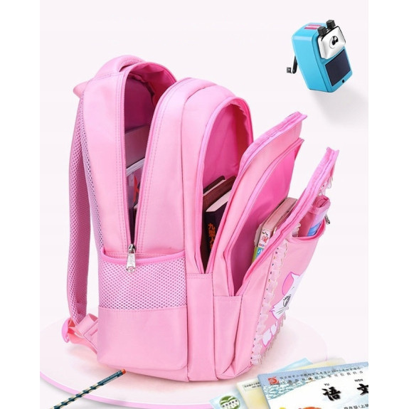 Różowy Plecak Szkolny Zestaw 3w1 - Plecakownia.pl🎒