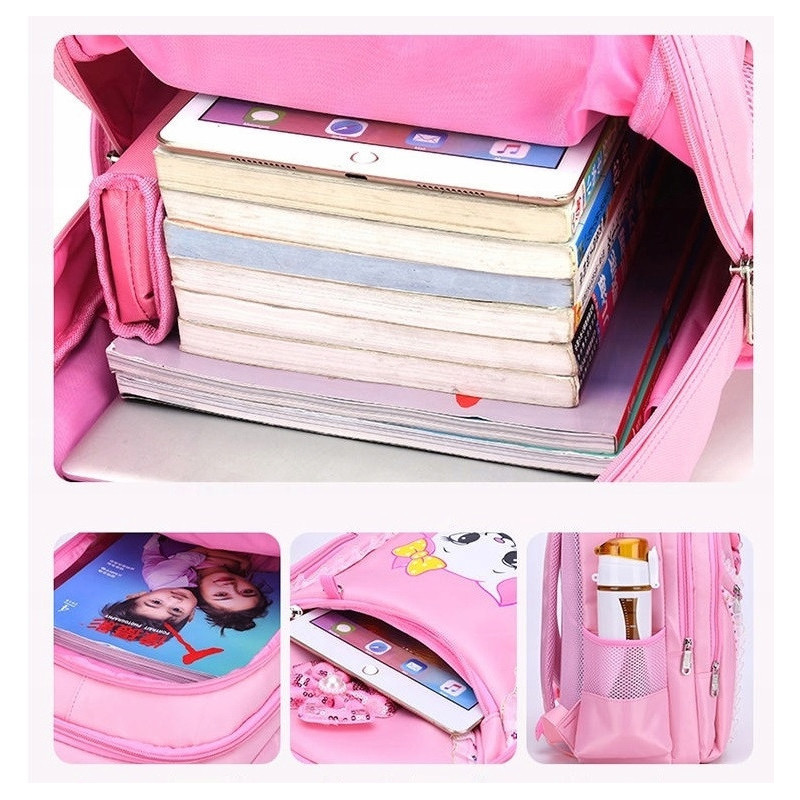 Różowy Plecak Szkolny Zestaw 3w1 - Plecakownia.pl🎒