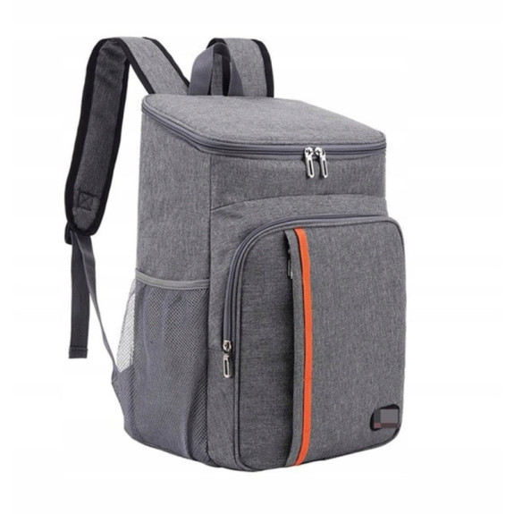 Szary Plecak Termiczny Torba Termoizolacyjna 18L