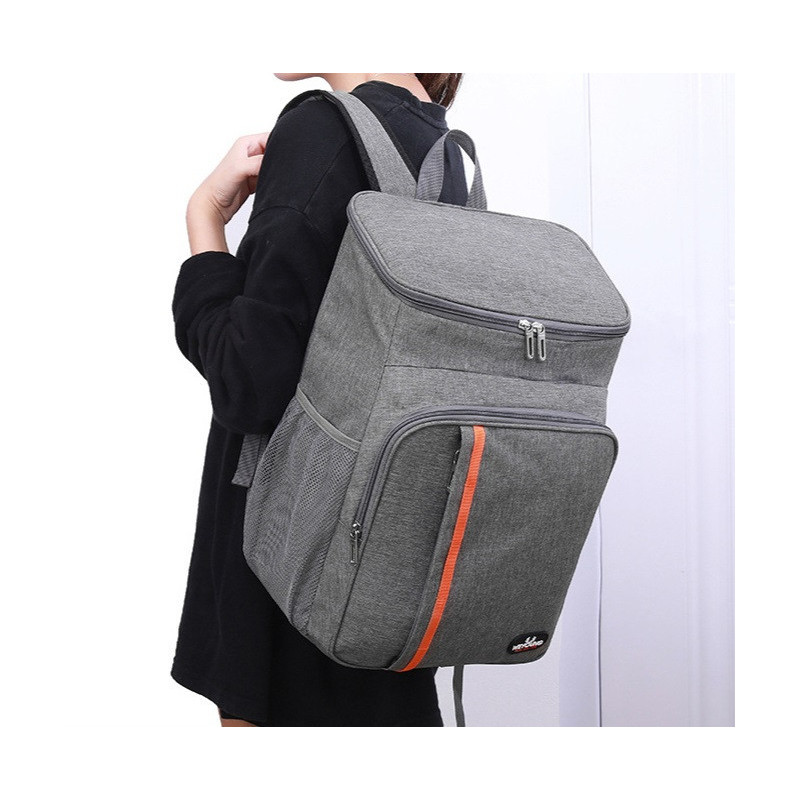 Szary Plecak Termiczny Torba Termoizolacyjna 18L