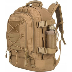 Survivalowy plecak taktyczny 60L Brązowy (I309)