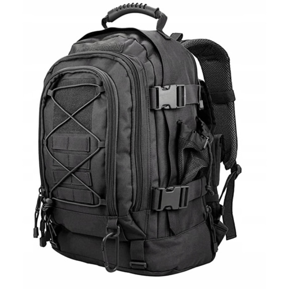 Survivalowy plecak taktyczny 60L Czarny (I309) Survivalowy plecak taktyczny 60L Czarny (I309)