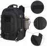 Survivalowy plecak taktyczny 60L Czarny (I309)