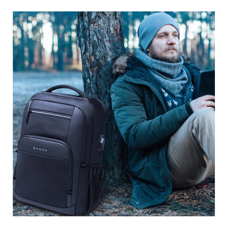 Plecak Miejski na Laptopa 15,6" USB (I307)