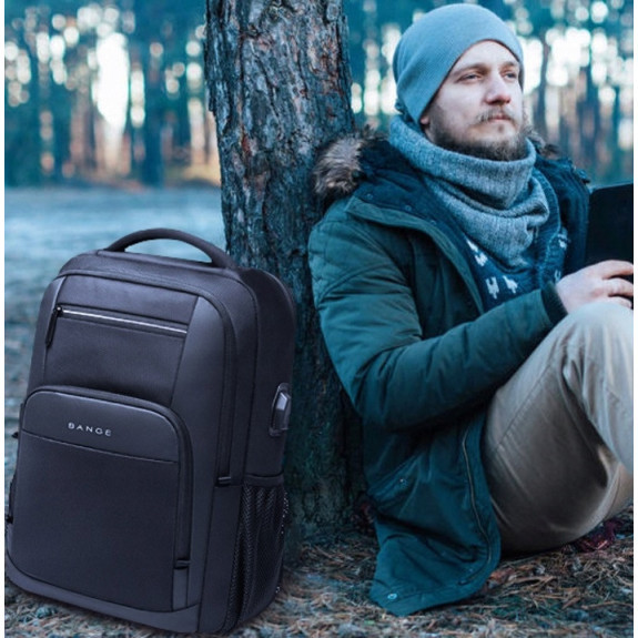 Plecak Miejski na Laptopa 15,6" USB (I307)