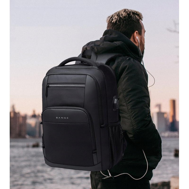 Plecak Miejski na Laptopa 15,6" USB (I307)