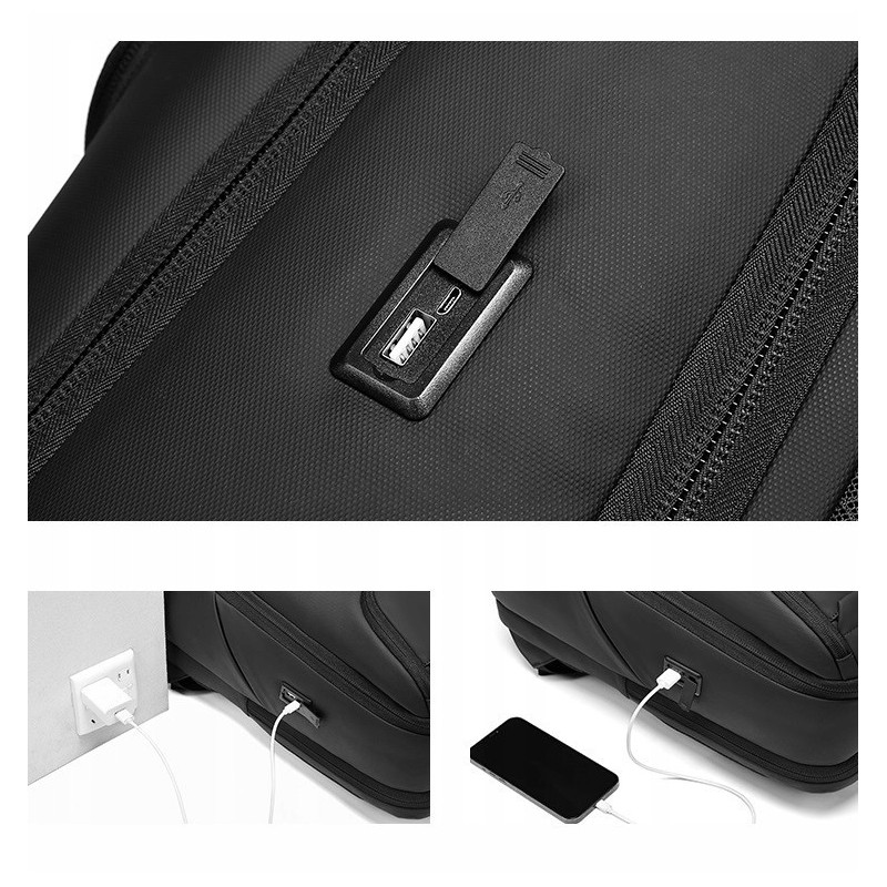 Dwukomorowy Plecak na Laptopa 17 Cali (I302)