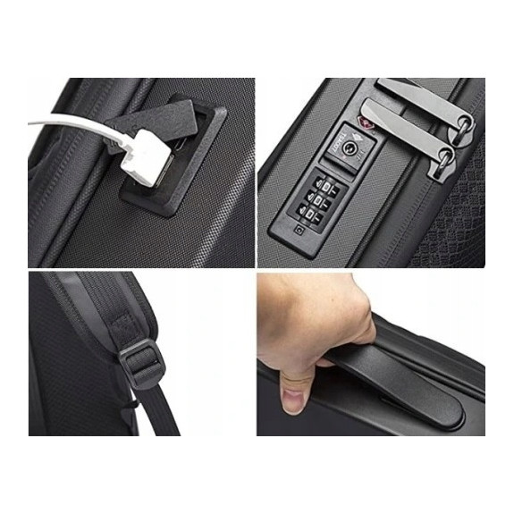 Mocny Plecak na Laptop 15.6 cali Antykradzieżowy (I226)