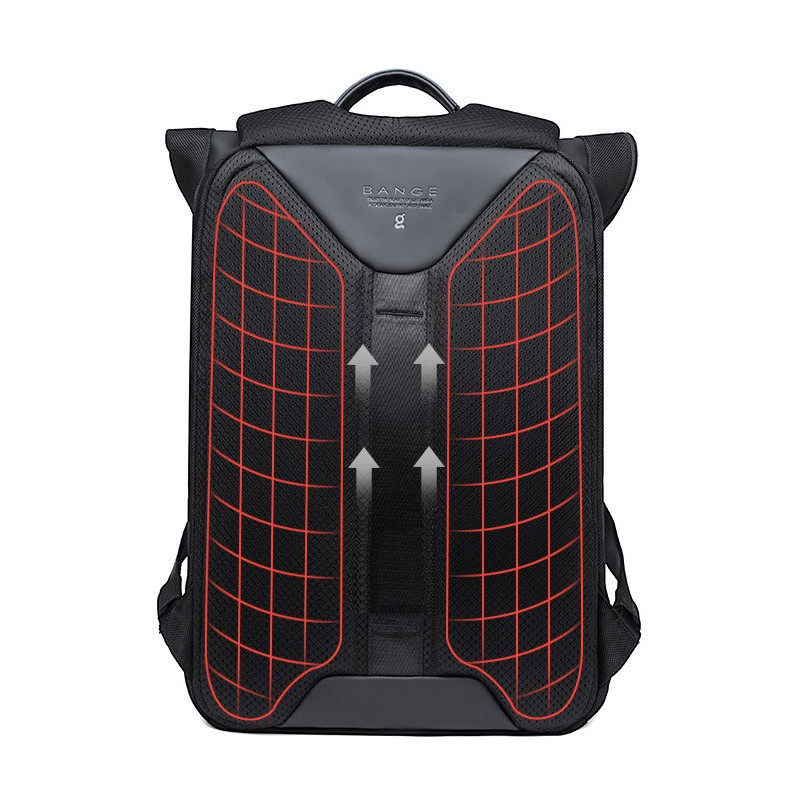 Czarny Plecak na Laptopa 15.6" Vintage (I228)