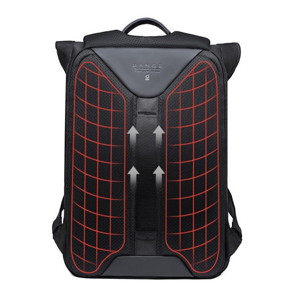 Czarny Plecak na Laptopa 15.6" Vintage (I228)