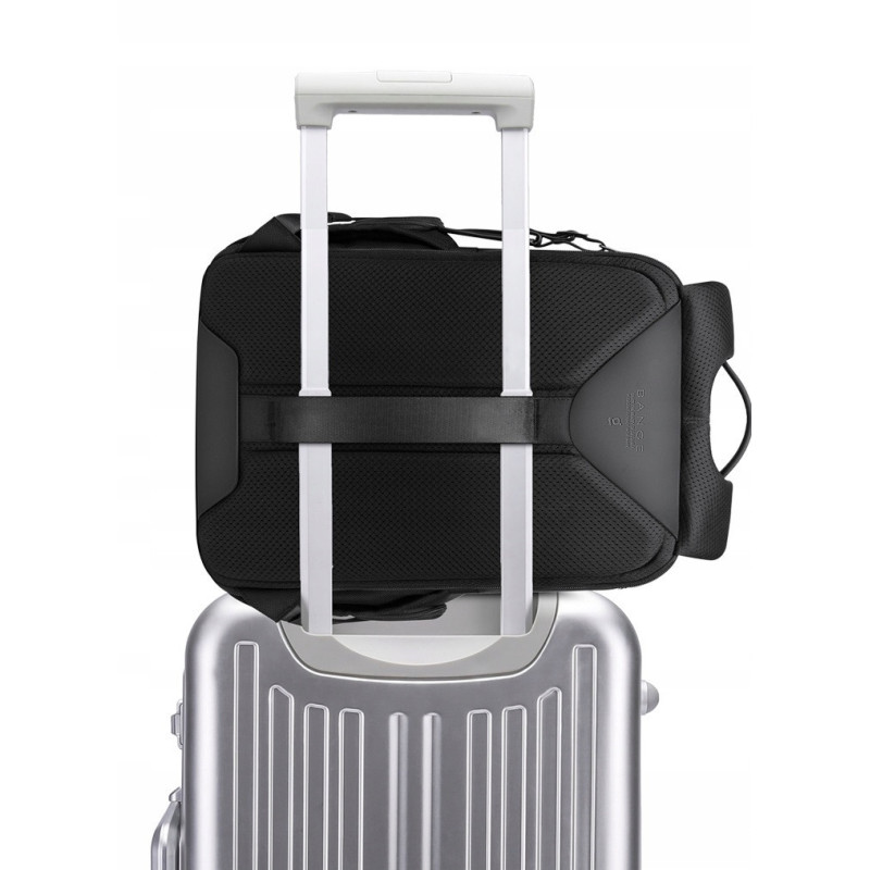 Czarny Plecak na Laptopa 15.6" Vintage (I228)