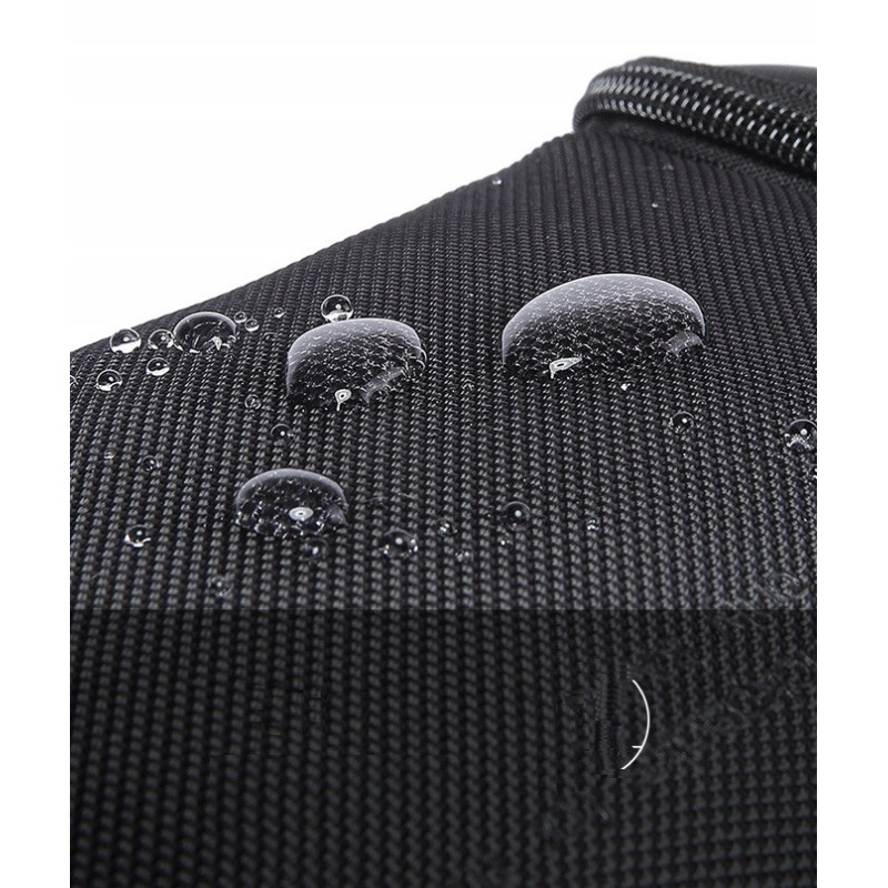 Antykradzieżowa Czarna Torba na Jedno Ramię USB (I229)