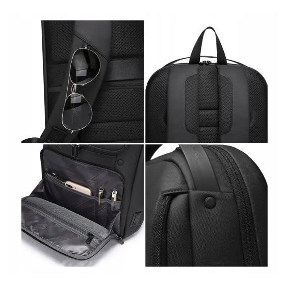 Nowoczesny Plecak na Laptopa 15 cali USB C (I600)