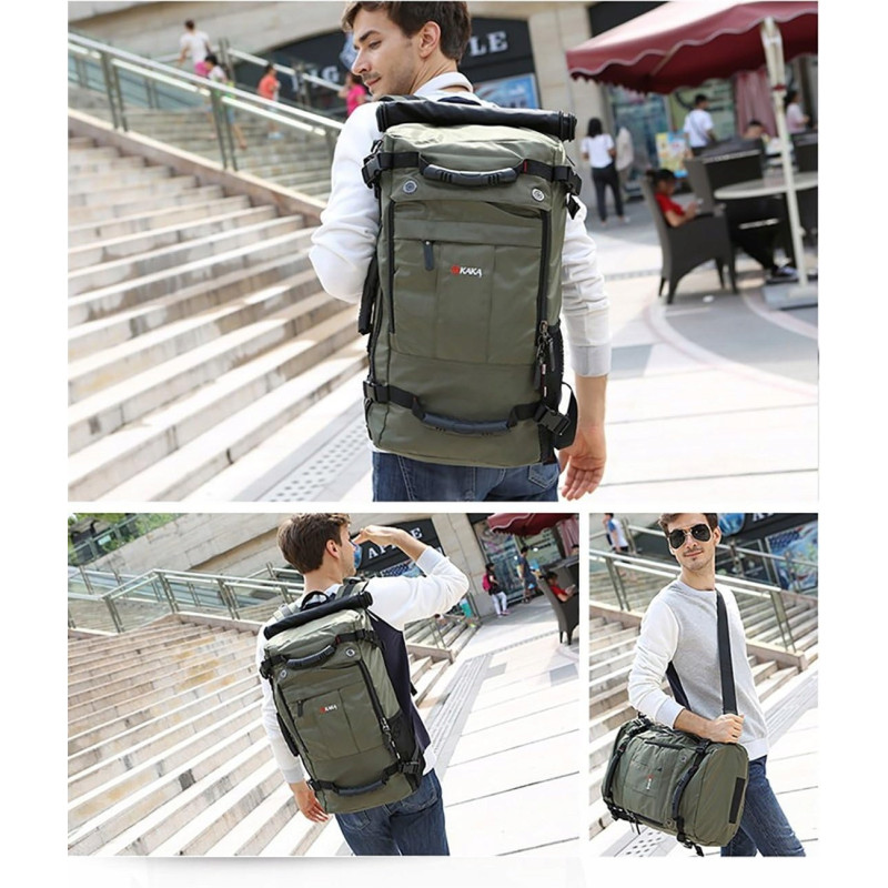 Wodoodporny plecak torba 40L Khaki (I306)