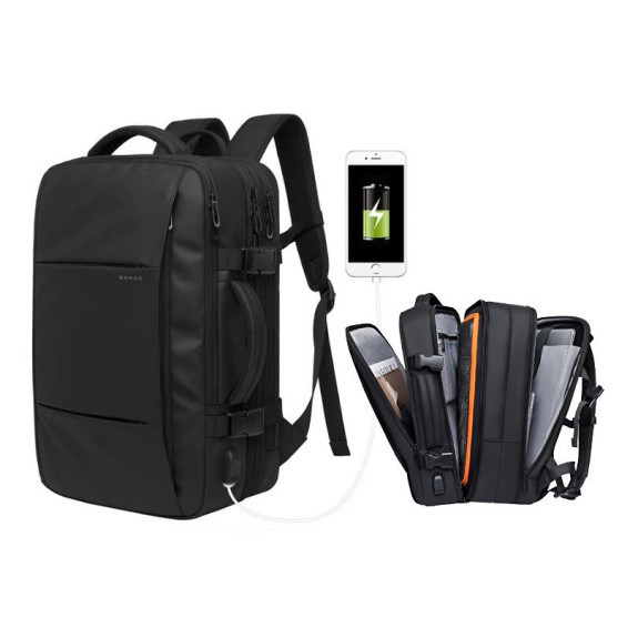 Torba podróżna plecak na laptopa 19 cali usb (i001)