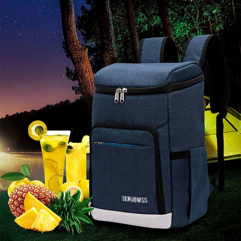 Granatowy Plecak Termiczny Torba 28L