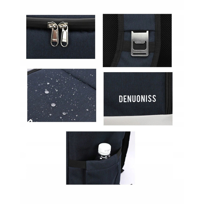 Granatowy Plecak Termiczny Torba 28L