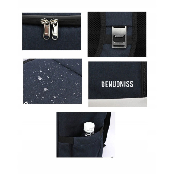 Granatowy Plecak Termiczny Torba 28L