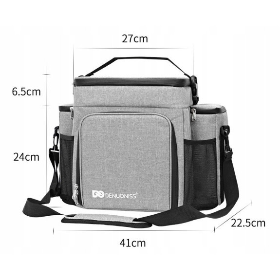 Torba Termiczna na Piknik 26L - Idealna na Wycieczki i Plażowanie | Termoizolacyjna i Funkcjonalna