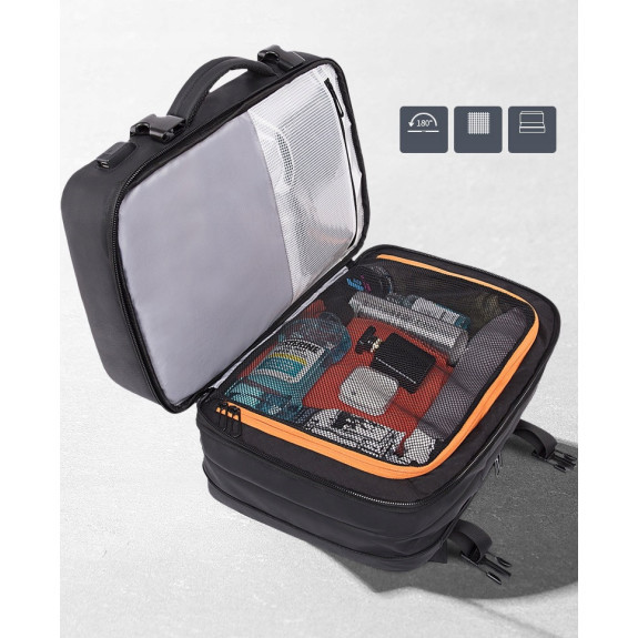 Torba podróżna plecak na laptopa 19 cali usb (i001)