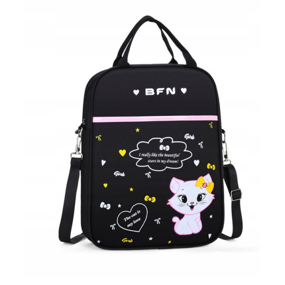 Czarno-Różowy Plecak Szkolny Zestaw 3w1 - Plecakownia.pl🎒