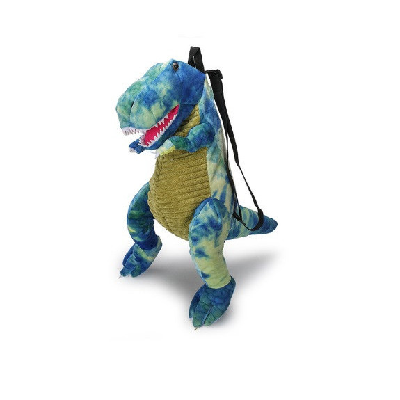 Pluszowy Plecak w Kształcie Dinozaura - Niebieski