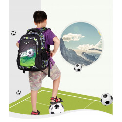 Plecak tornister szkolny chłopięcy z piłką (D009)