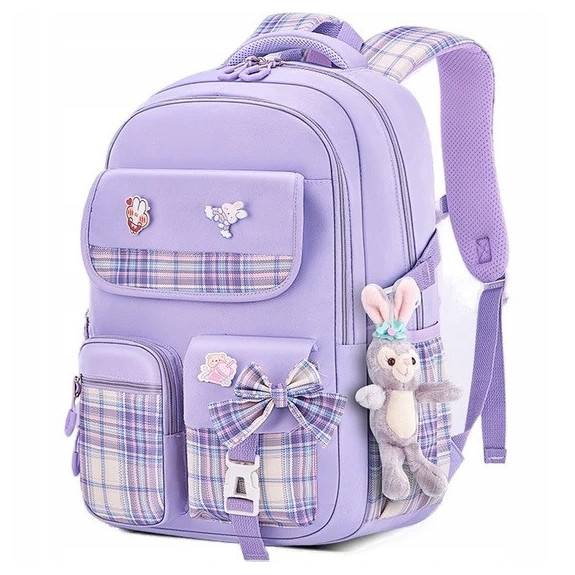 Plecak Szkolny dla Dziewczynki Tornister - Fioletowy | 🎒Plecakownia.pl