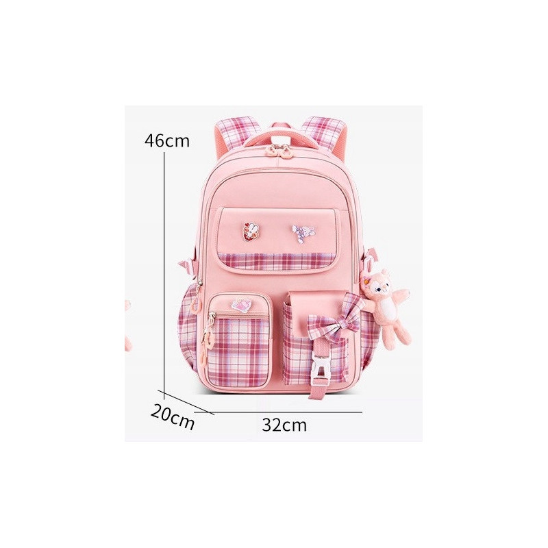 Plecak Szkolny dla Dziewczynki Tornister - Fioletowy | 🎒Plecakownia.pl