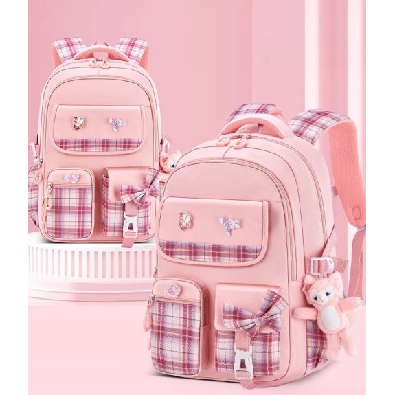 Plecak Szkolny dla Dziewczynki Tornister - Fioletowy | 🎒Plecakownia.pl