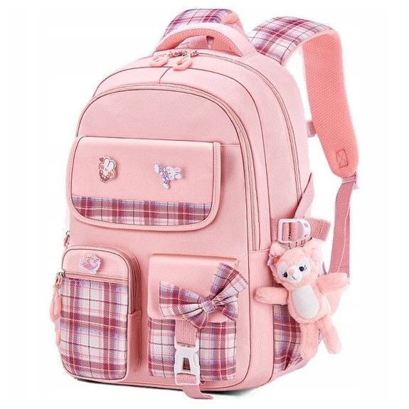 Plecak Szkolny dla Dziewczynki Tornister - Różowy | 🎒Plecakownia.pl