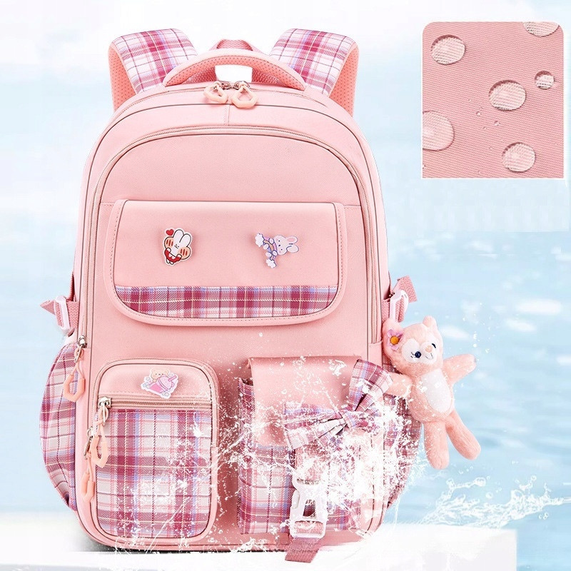 Plecak Szkolny dla Dziewczynki Tornister - Różowy | 🎒Plecakownia.pl